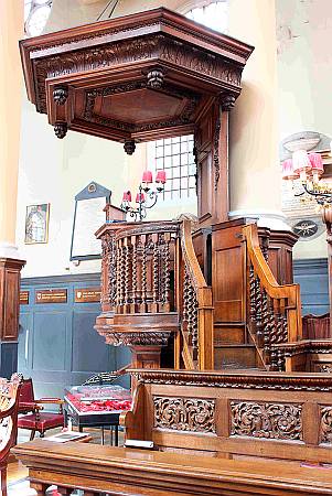 St James Garlickhythe - The Pulpit